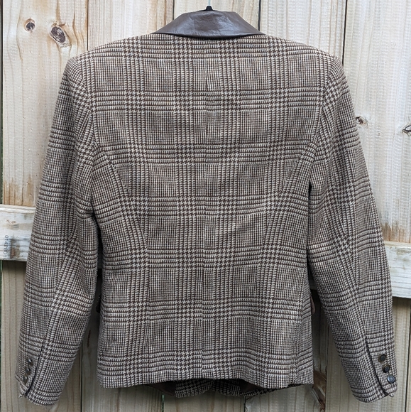 The Limited VTG Equestrian Jacket With Leather Accents - Picture 3 of 4